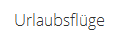 Urlaubsflüge